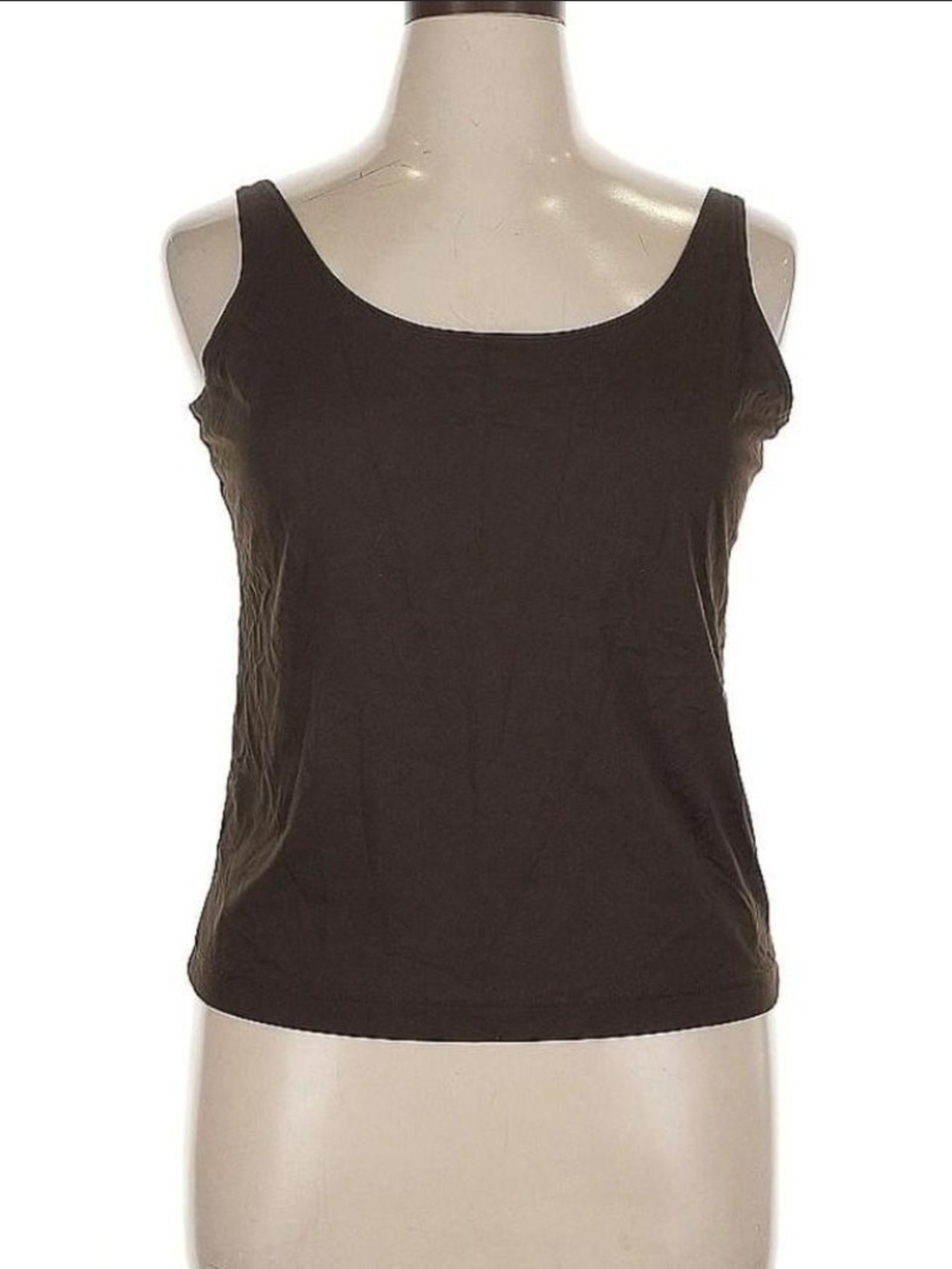 Chico's Women's Classic Scoop Neck Tank Top - Brown